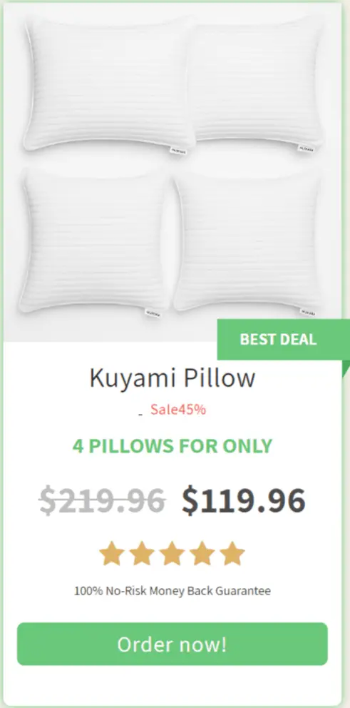 Kuyami Pillow price offer